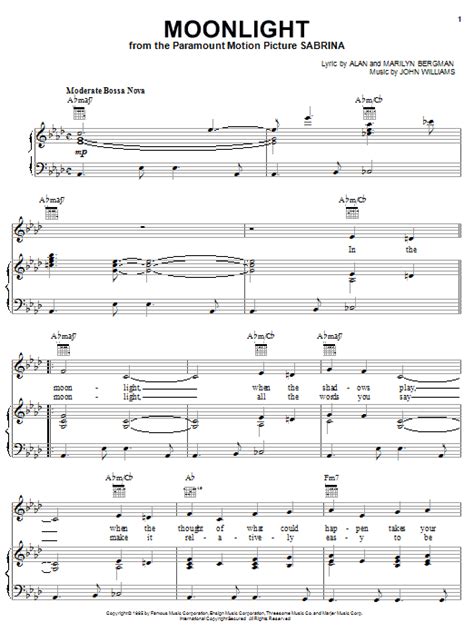 Moonlight | Sheet Music Direct