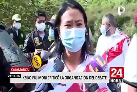 Así fue el primer debate entre Keiko Fujimori y Pedro Castillo de cara