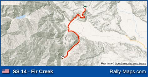 Ss 14 Fir Creek Stage Map Norwester International Pro Rally 1984 🌍