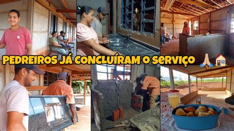 PIA DA COZINHA INSTALADA BALCÃO FINALIZADO MURETAS TODAS PRONTAS