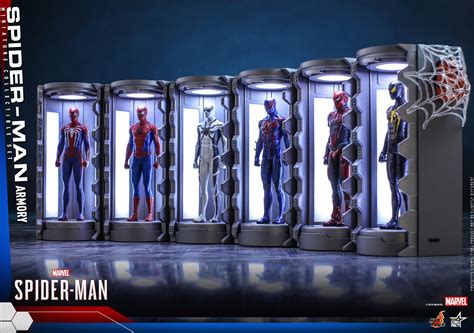 Hot Toys VGMC 2 8 Spider Man Armory Hot Toys Complete Checklist