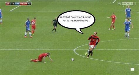 Best Steven Gerrard Memes And Jokes After Yesterdays Slip Up