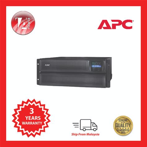 [pre Order] Apc Smart Ups X 3000va Rack Tower Lcd 200 240v With Network Card Smx3000hvnc