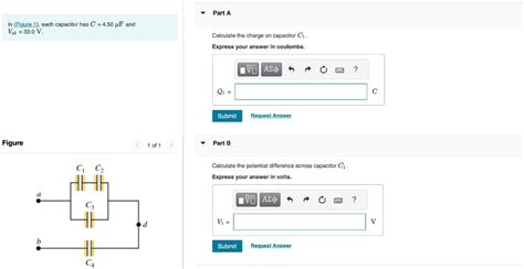 Solved In Figure Each Capacitor Has C F And Chegg