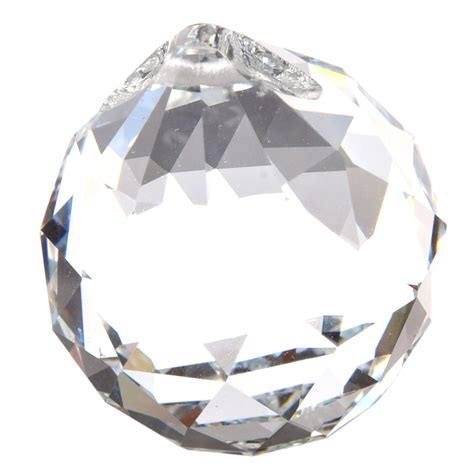 WSFS Hot Sale 40 Mm Feng Shui Faceted Decorating Crystal Ball Clear