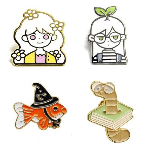 Anime Pins Brooches Enamel Badges For Backpack Womens Cartoons Lapel