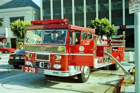 Lafd Los Angeles City Fire Department Photos 4x6 Pierce Alf Ward