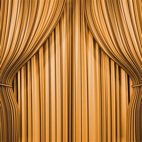 Golden Curtain Background