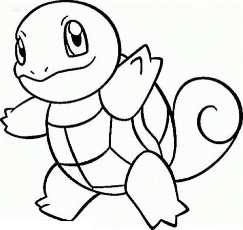 Pokemon Coloring Pages Squirtle