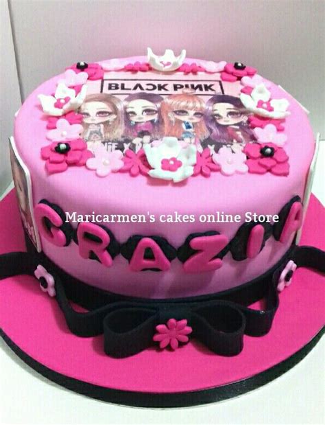 Torta Black Pink. Maricarmen's cakes online Store. 991526566