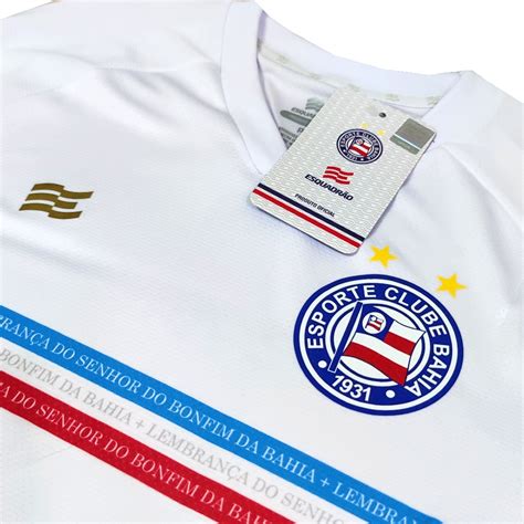 Camisa Bahia Uniforme Vers O Torcedor Oficial Masculino