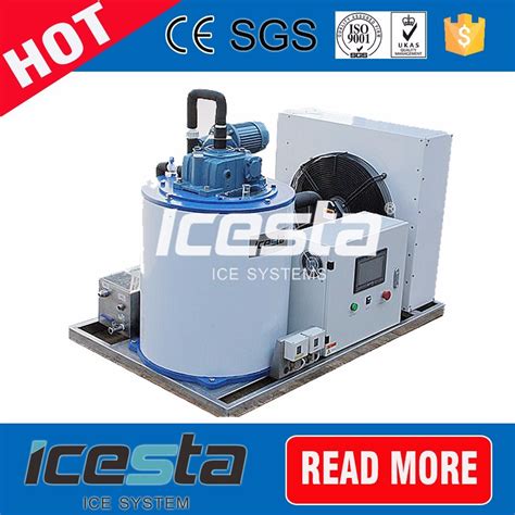 China Icesta Flake Ice Machine With Capacity Ton If T R A China