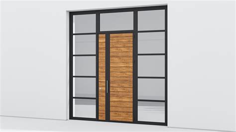 Aluminium Door 65 3d Model Cgtrader