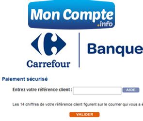 Reglement pass fr Espace Client régularisation Carrefour Banque