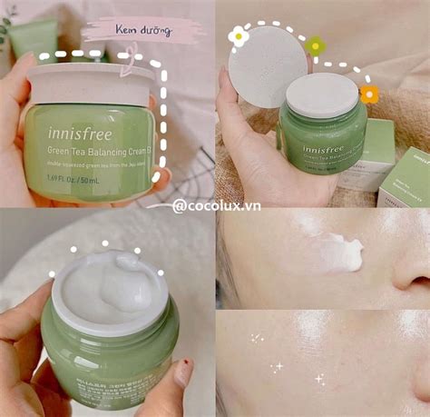 Kem Dưỡng Trà Xanh Innisfree Green Tea Balancing Cream Ex 50ml