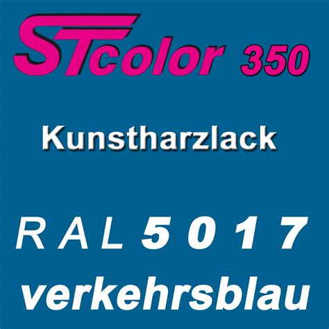 1K Kunstharzlack RAL 5017 Verkehrsblau Artikel Nr 350 5017 X