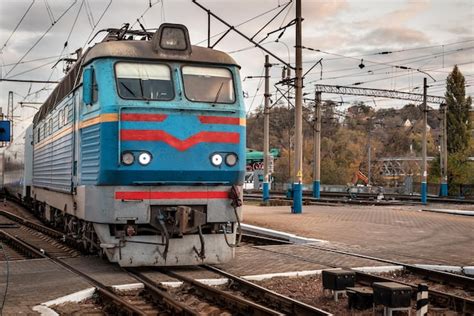 Premium Photo | Highspeed electric locomotive train on the station