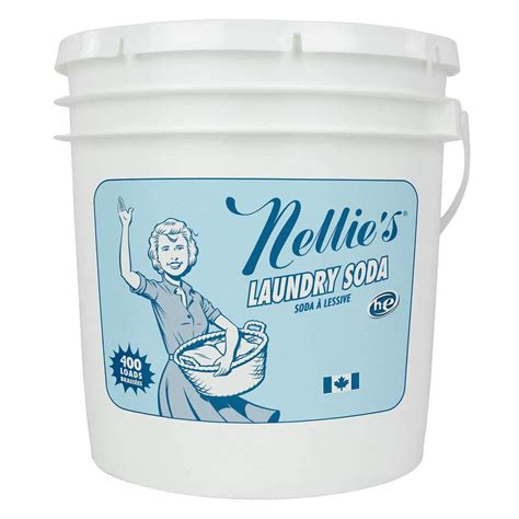 Nellies Laundry Soda 400 Load Bucket Unscented 14 Lb Eco Friendly