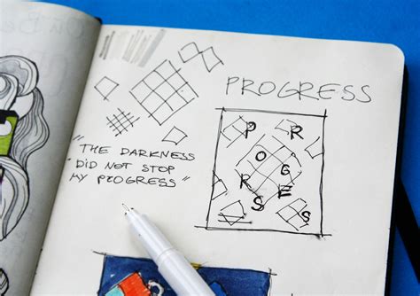 progress poster  behance