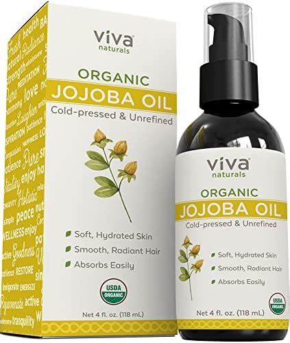 Viva Naturals Organic Jojoba Oil 100 Pure Cold Pressed