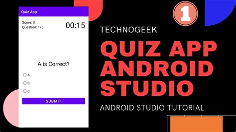 Quiz App In Android Studio Using Java Android Studio Tutorial Part