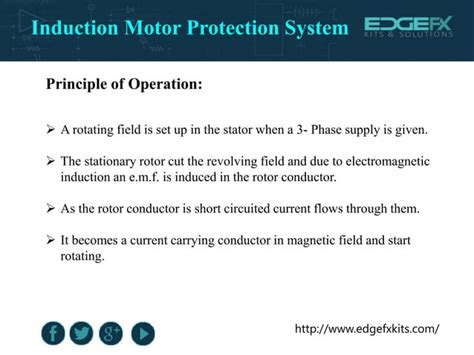 Induction Motor Protection System Ppt