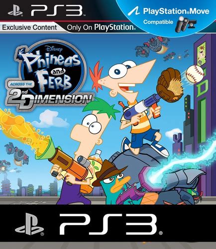 Phineas Y Ferb A Traves De La Segunda Dimension Ps Mercadolibre