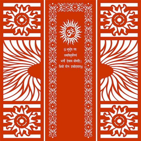 Premium Vector Laser Cutting Design For Mandir Or Temple