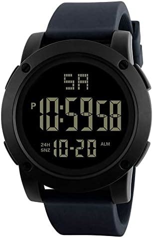 Routefuture Digital Montre Bracelet Homme Garçon LED Outdoor Sport