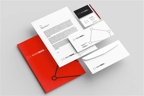 Mockup Papelería Identidad Corporativa