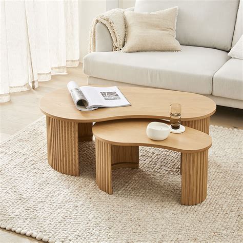 Mark Tuckey Oak Nesting Coffee Table Set Adairs