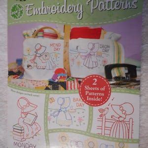 Aunt Martha S Hot Iron Embroidery Transfers Sunbonnet Sue Or Cleaver