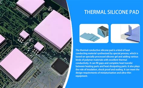 High Thermal Conductivity Thermally Conductive Silicone Rubber Heat Transfer Pad Buy Thermally