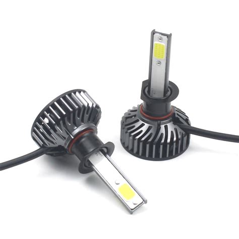 H Led Headlight High Low Beam Globe Bulbs W Lm K White