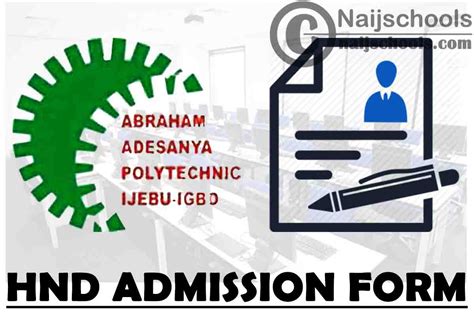 Abraham Adesanya Polytechnic AAPOLY HND Full Time Admission Form For