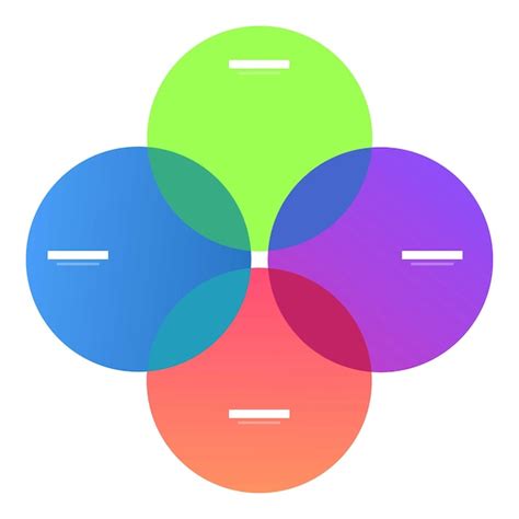 Premium Vector Abstract Design With Colorful Circles Intersecting