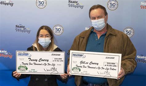 Nh Couple Wins 25000 A Year For Life Prizes On Lottery Tickets Sold