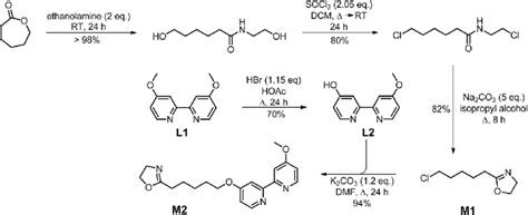 Scheme 1 Synthesis Of The 2 Oxazoline Monomers M1 And M2 Download