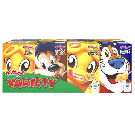 Kellogg S Honey Pops Ontbijtgranen 8 Pack Variety Pack 215 Gr