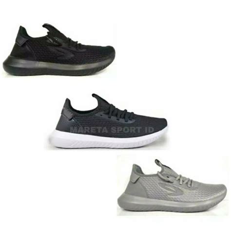 Jual SEPATU RUNNING 910 NINETEN KAZARI BLACK DARK GREY BLACK