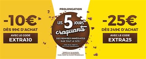 Cdiscount 10 dès 99 dachats et 25 dès 249 dachats