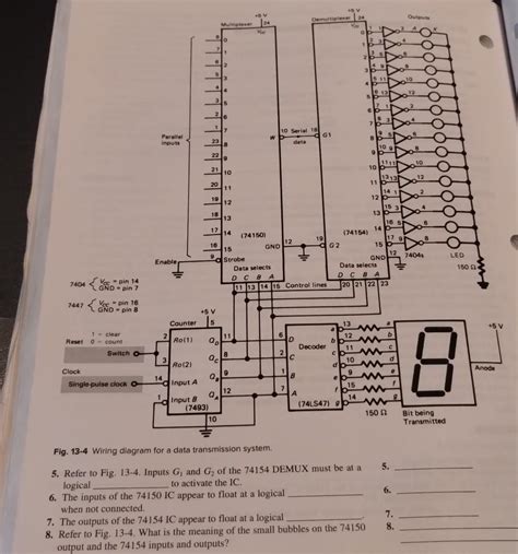 Solved 5 Refer To Fig 13 4 Inputs G1 And G2 Of The 74154