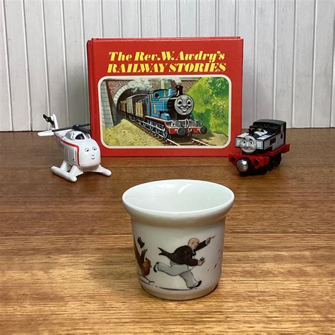 Vintage Thomas Tank Egg Cup Wedgwood Brit Allcroft Fat Etsy Australia