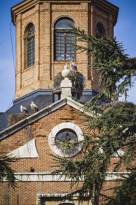 Spanish Town Of Alcala De Henares Palaces And Ancient Universit Stock