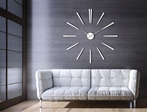 Large Modern Wall Clock White Elegance Huge Interior Etsy Artofit