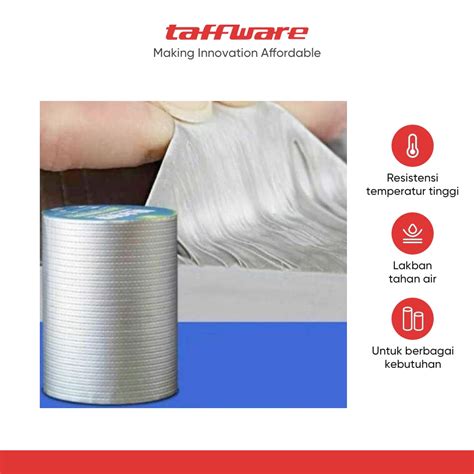 Jual TaffGUARD KYTO Lakban Aluminium Foil Butyl Super Adhesive Duct