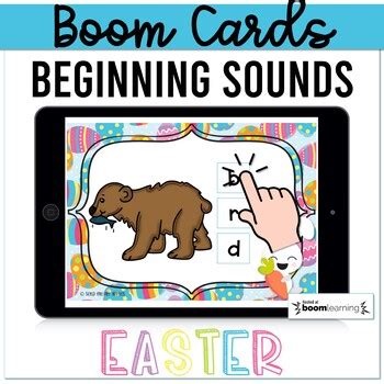 Beginning Sounds Easter Phonics Boom Cards By Send Me No Apples TpT