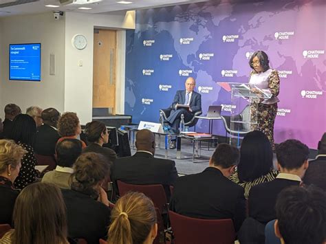 Foreign Minister Participates In Chatham House Members Event