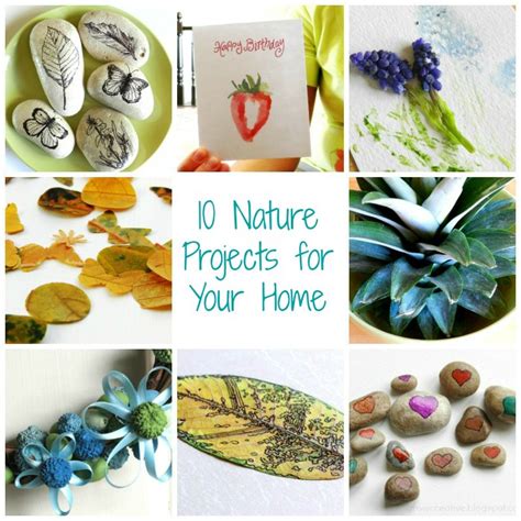 Grow Creative Blog: 10 Nature Projects for Your Home