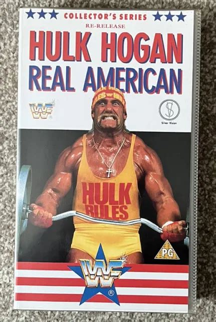 Wwf Collectors Series Hulk Hogan Real American Vhs Video Tape Wwe